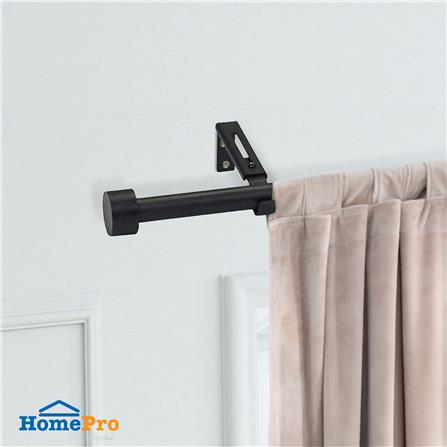 รางเหล็ก ยืดหด HOME LIVING STYLE CORK 160-310 ซม. สีดำ_4