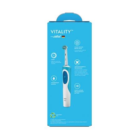 แปรงสีฟันไฟฟ้า ORAL-B VITALITY DEEP CLEAN 4987176205650 สีฟ้า_2