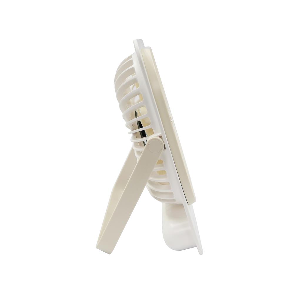 พัดลมพกพา 4 นิ้ว HANABISHI HFU-02 สีขาว