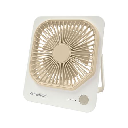 พัดลมพกพา 4 นิ้ว HANABISHI HFU-02 สีขาว_1
