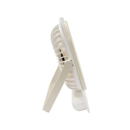 พัดลมพกพา 4 นิ้ว HANABISHI HFU-02 สีขาว_2