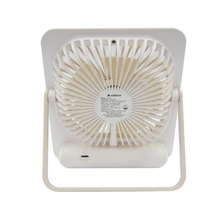 พัดลมพกพา 4 นิ้ว HANABISHI HFU-02 สีขาว_3