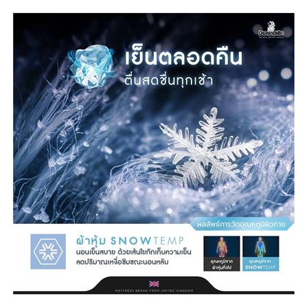 ที่นอน 6 ฟุต DUNLOPILLO EXTRA GRACE (พร้อมชุดเครื่องนอน 6 ชิ้น)_9