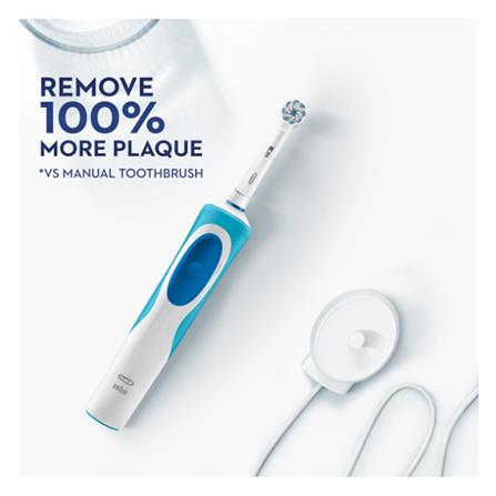 แปรงสีฟันไฟฟ้า ORAL-B VITALITY EXTRA SENSITIVE CLEAN 4987176205681 สีฟ้า_5