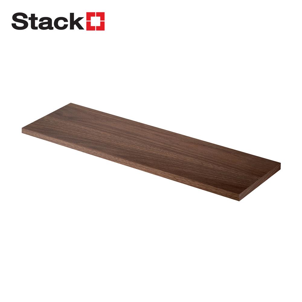 แผ่นชั้นไม้เมลามีน STACKO 120X30X1.6 ซม. โคลัมเบีย วอลนัท