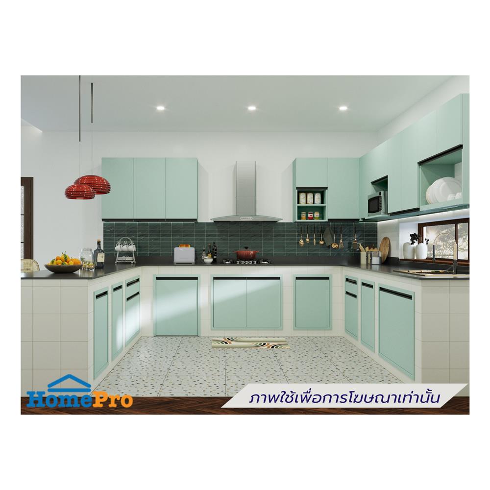 ตู้แขวนไมโครเวฟเรียบ JUPITER JUVENTAS 60x80 ซม. สีเขียว