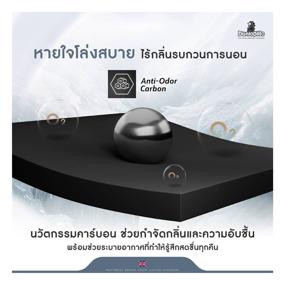 ที่นอน 5 ฟุต DUNLOPILLO STRATFORD  (พร้อมหมอนหนุน 2 ใบ)