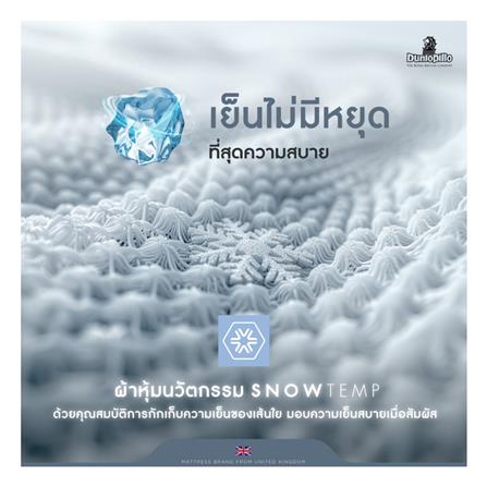 ที่นอน 5 ฟุต DUNLOPILLO STRATFORD  (พร้อมหมอนหนุน 2 ใบ)_5