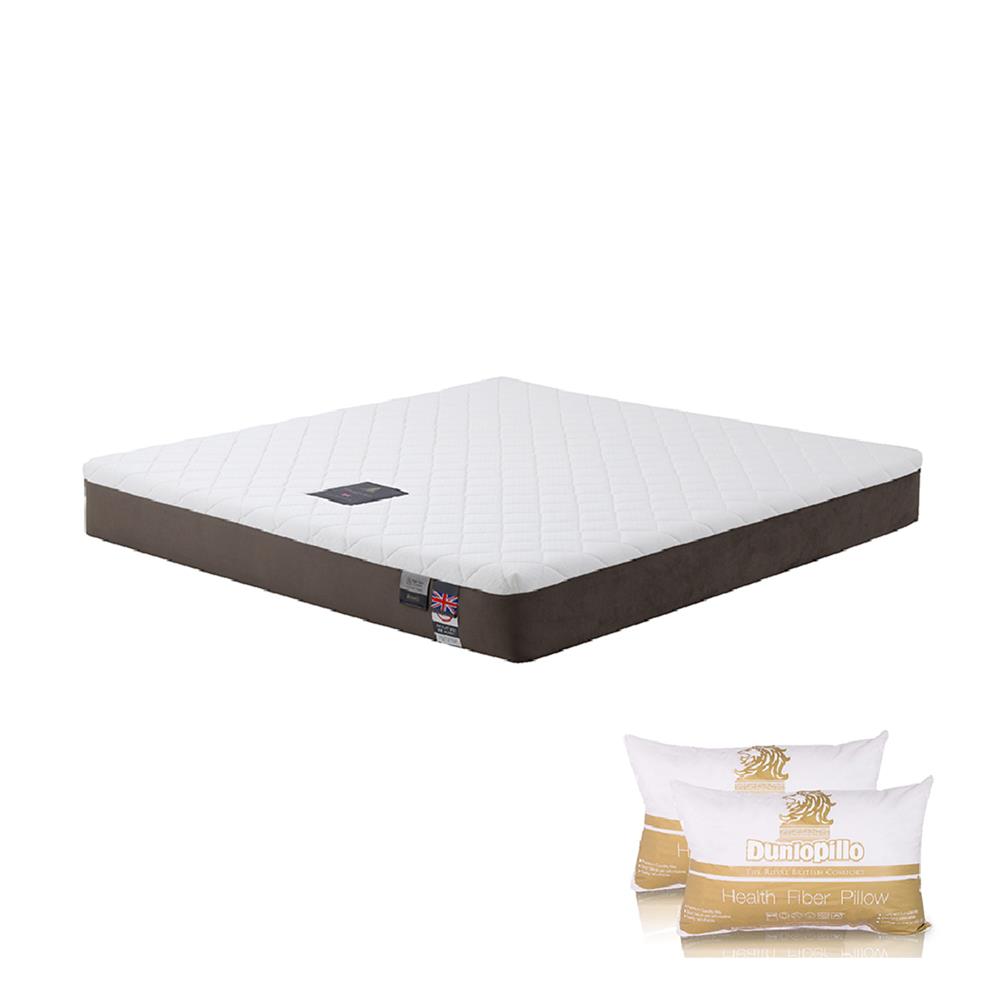 ที่นอน 6 ฟุต DUNLOPILLO STRATFORD (พร้อมหมอนหนุน 2 ใบ)