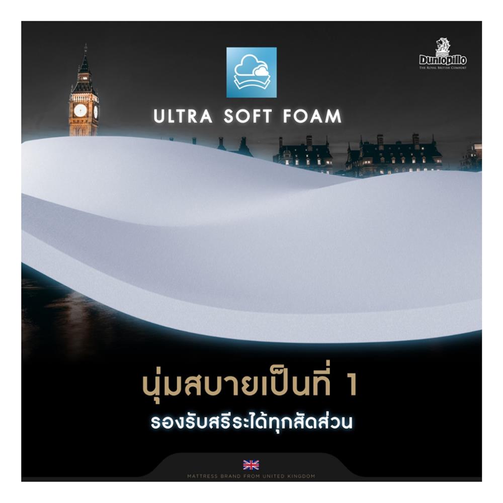 ที่นอน 5 ฟุต DUNLOPILLO ORIENT (พร้อมหมอนหนุน 2 ใบ)