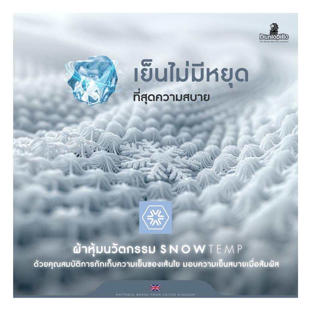 ที่นอน 3.5 ฟุต DUNLOPILLO STRATFORD  (พร้อมหมอนหนุน 1 ใบ)