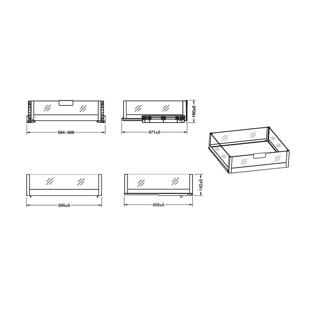 ตะแกรงอเนกประสงค์ HAFELE STARKE 495.35.146