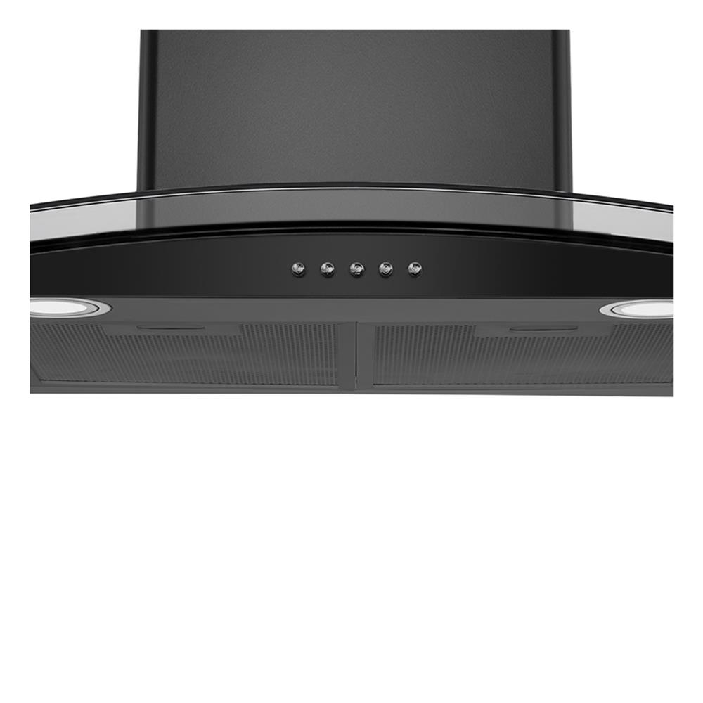 เครื่องดูดควันกระโจม LINEA LDD 90.2 BLACK GLASS 90 ซม.