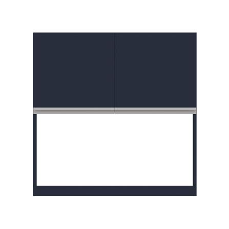ตู้แขวนคว่ำจานเรียบ JUPITER JUVENTAS 80x80 ซม. สีน้ำเงิน_0