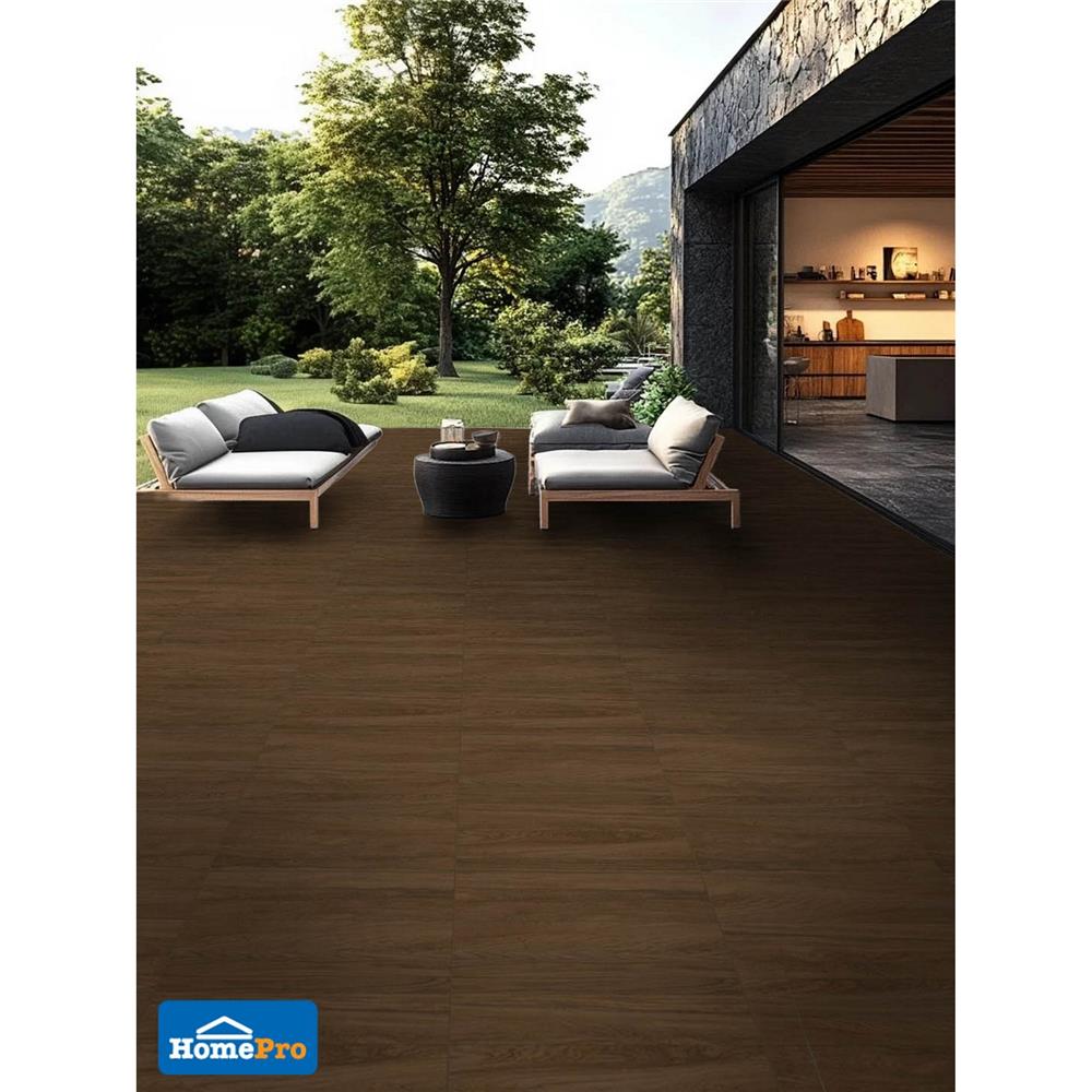 กระเบื้องพื้น 16x16 นิ้ว SOSUCO ไม้ระพี น้ำตาล PM 0.96 ตร.ม.