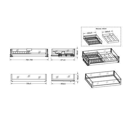 ตะแกรงอเนกประสงค์ HAFELE STARKE 495.35.094_7