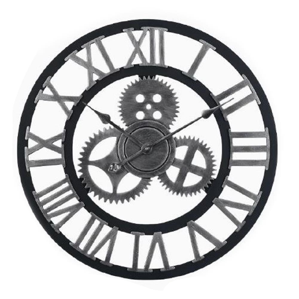 นาฬิกาแขวน INTERY C1038C012_06 17.72 นิ้ว สีเงิน_0