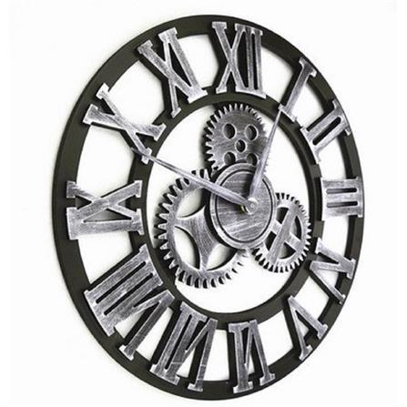 นาฬิกาแขวน INTERY C1038C012_06 17.72 นิ้ว สีเงิน_2