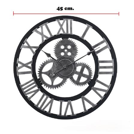 นาฬิกาแขวน INTERY C1038C012_06 17.72 นิ้ว สีเงิน_7