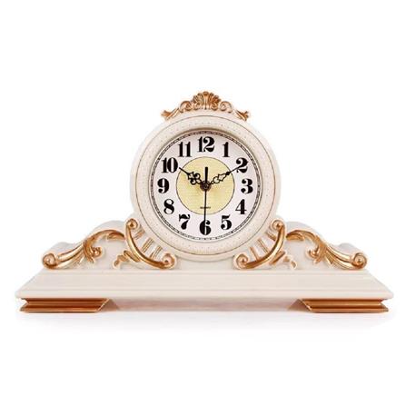 นาฬิกาตั้งโต๊ะ INTERY CT027C009_07 17.72X10.63 นิ้ว สีขาว/ทอง_0