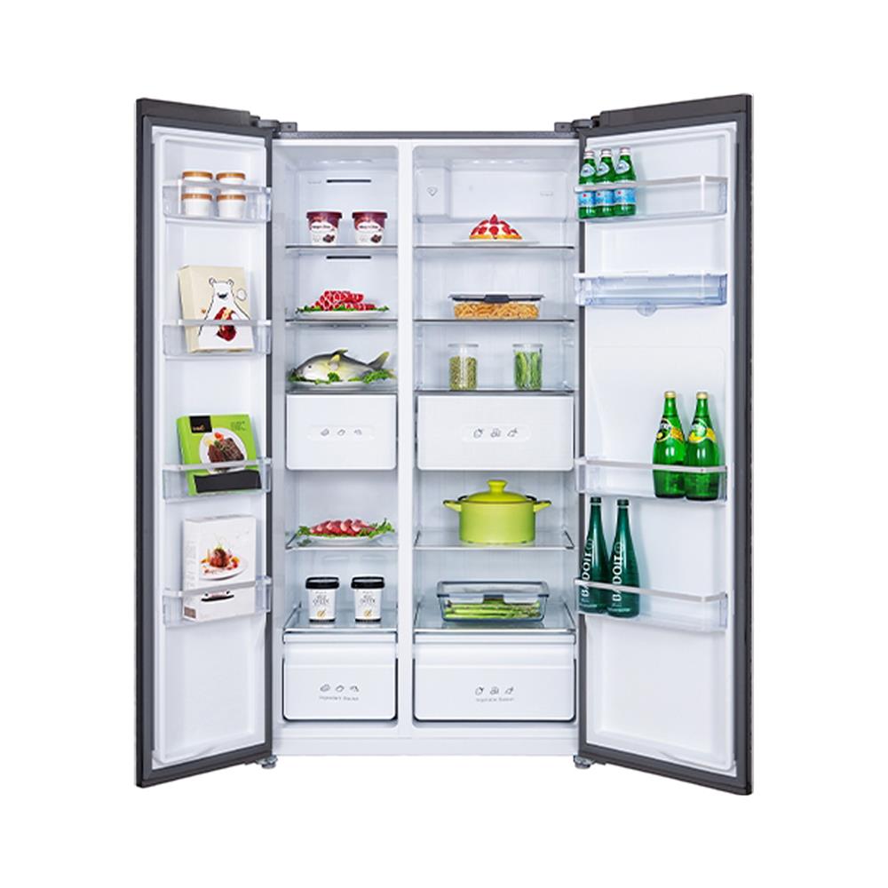 ตู้เย็น SIDE BY SIDE TCL RT50MPSBG 17.8 คิว สีเทา
