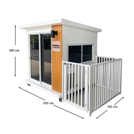 บ้านหมา บ้านแมว T.C. DOGHOUSE 10 โมเดิร์น 150X250X180 ซม._5