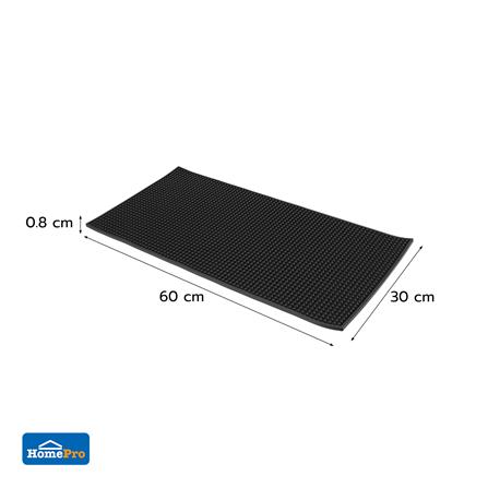 แผ่นรองกันลื่น PVC KECH COFF 30X60 ซม. สีดำ_6