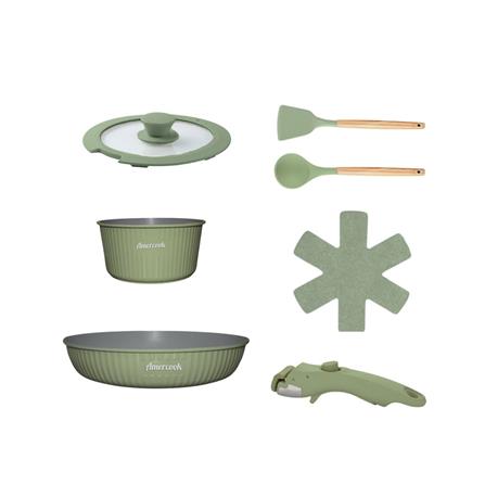 ชุดเครื่องครัว AMERCOOK EASY CLIP PRO IH (แพ็ก 8 ชิ้น)_1
