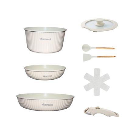 ชุดเครื่องครัว AMERCOOK EASY CLIP PRO IH (แพ็ก 9 ชิ้น)_1