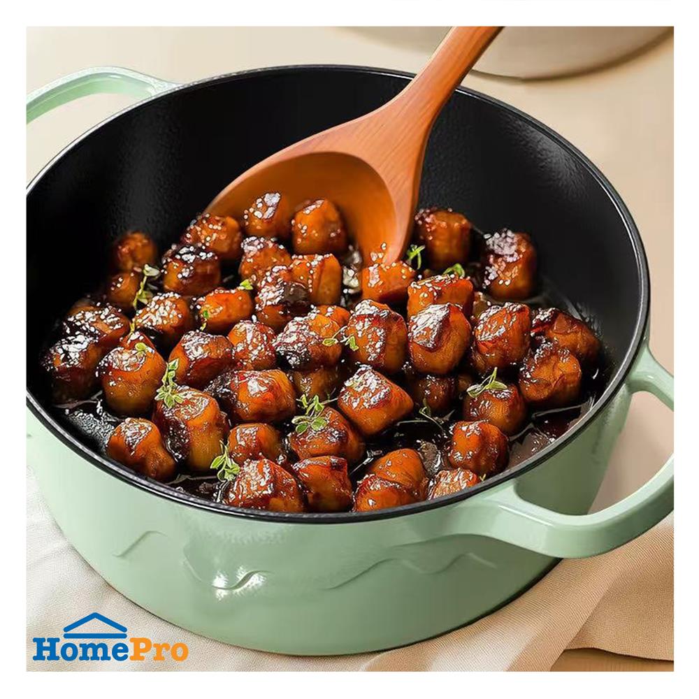 หม้อเหล็กหล่อพร้อมฝา 22 ซม. AMERCOOK ALFETTA SIGNATURE GREEN IH