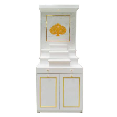 ตู้พระ FURDINI รุ่นมั่งมี 80 ซม. สีขาว/ลายหิน_0