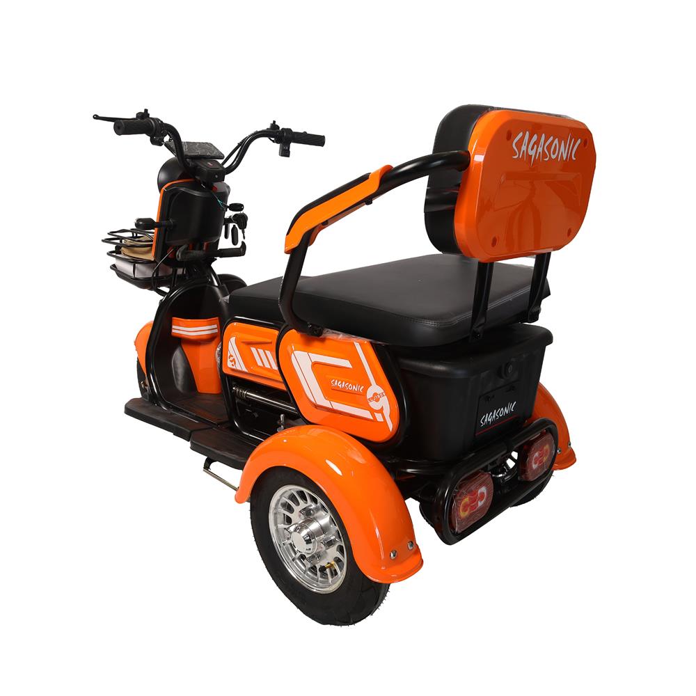 สกู๊ตเตอร์ไฟฟ้า 3 ล้อ SAGASONIC X7 สีส้ม