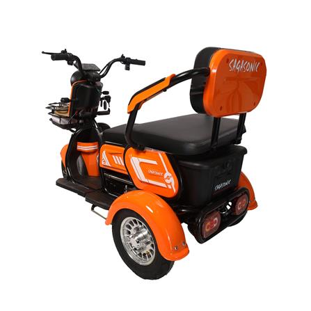 สกู๊ตเตอร์ไฟฟ้า 3 ล้อ SAGASONIC X7 สีส้ม_2