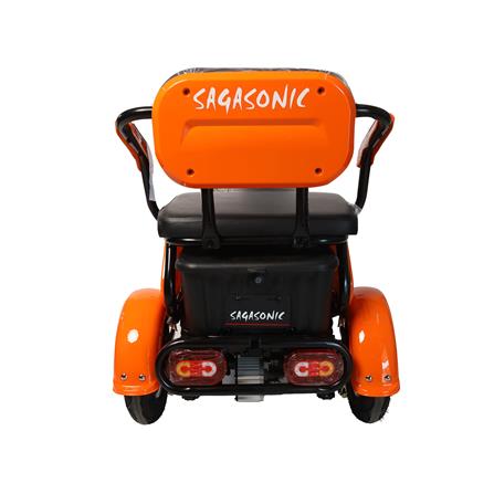สกู๊ตเตอร์ไฟฟ้า 3 ล้อ SAGASONIC X7 สีส้ม_3