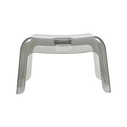 เก้าอี้เตี้ยพลาสติก ACCO SIZE S 34X21.5X19.5 ซม. สีเทาใส_1