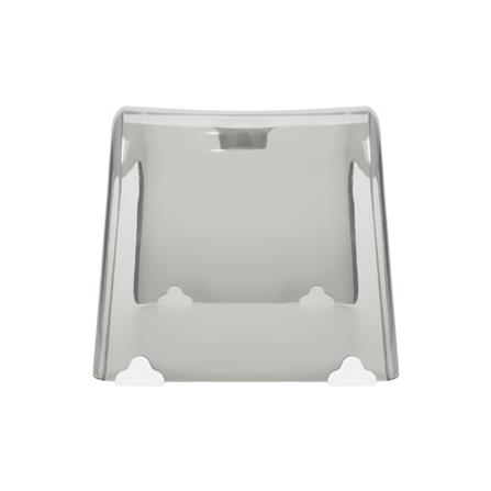 เก้าอี้เตี้ยพลาสติก ACCO SIZE S 34X21.5X19.5 ซม. สีเทาใส_2