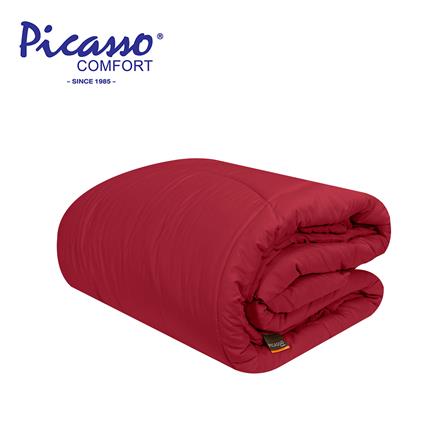 ผ้านวม PICASSO SMILE M4RD 100x90 นิ้ว สีแดง_0