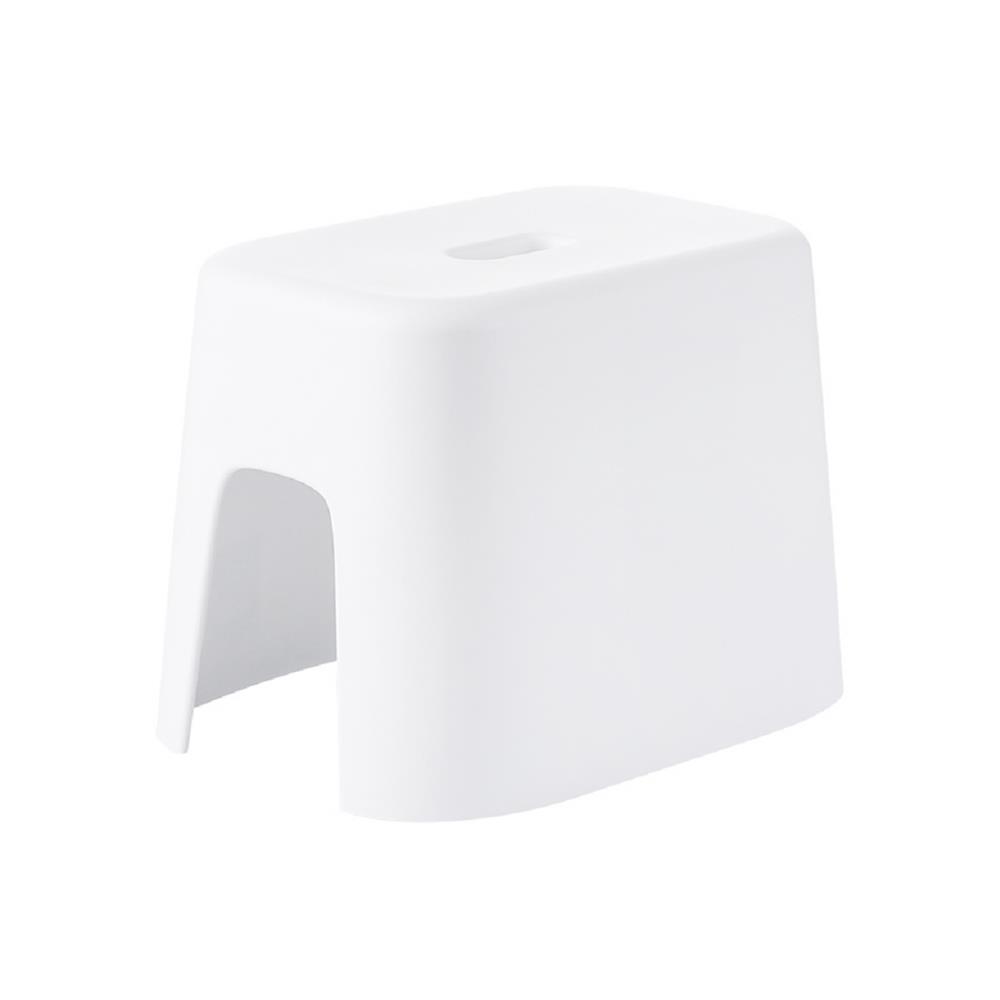 เก้าอี้เหลี่ยมเตี้ย ACCO 31.5X22.5X23.5 ซม. สีขาว