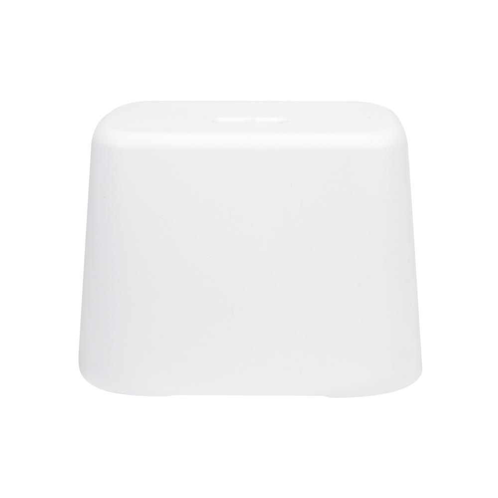 เก้าอี้เหลี่ยมเตี้ย ACCO 31.5X22.5X23.5 ซม. สีขาว