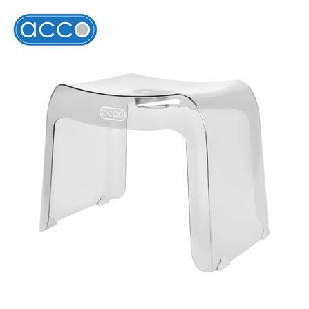 เก้าอี้เตี้ยพลาสติก ACCO SIZE M 39X24.5X28.5 ซม. สีใส_0