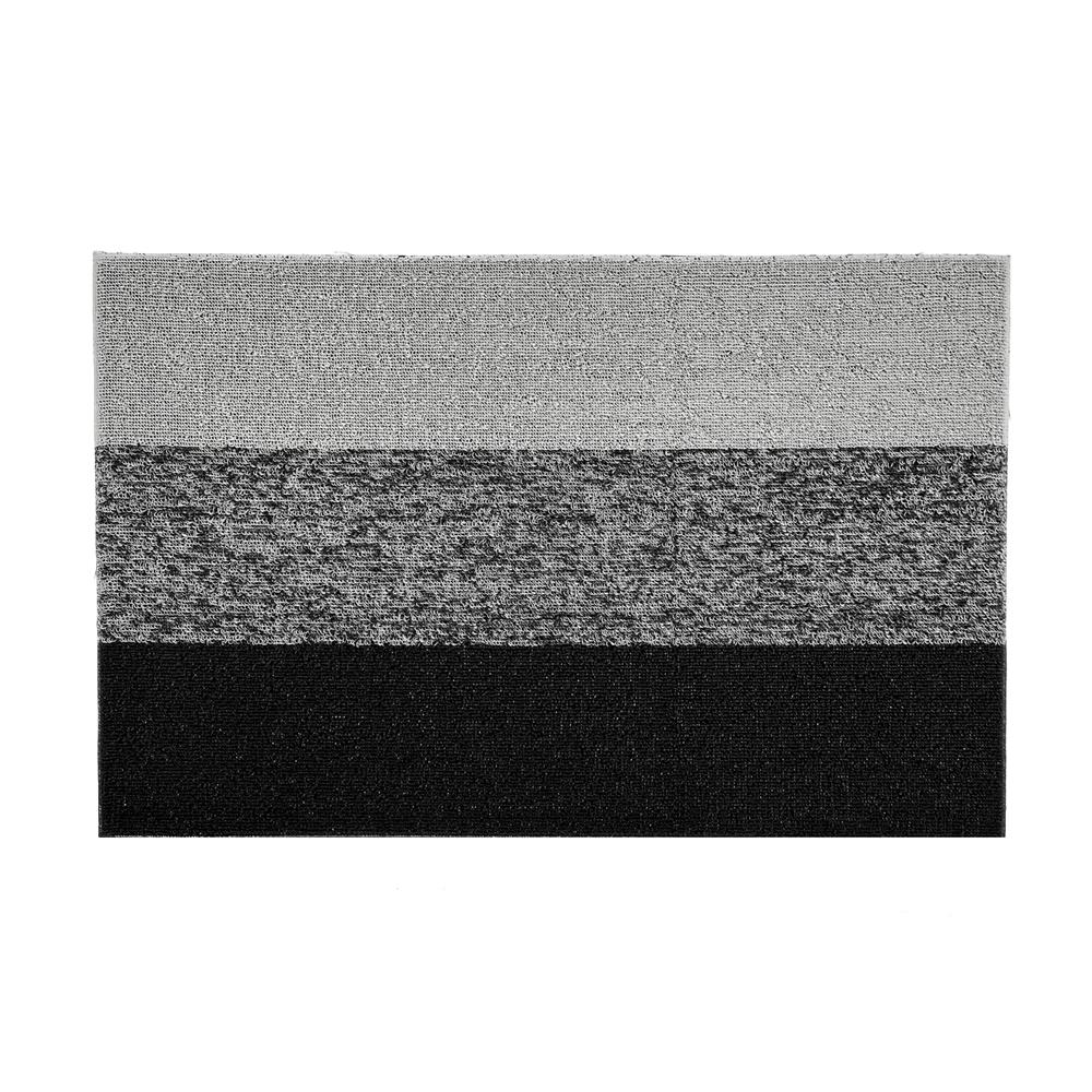 พรมเช็ดเท้าดักฝุ่น HOME LIVING STYLE SORT 45x75 ซม. สีเทา