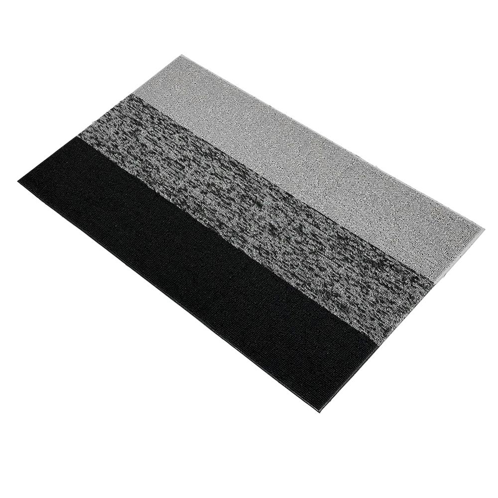 พรมเช็ดเท้าดักฝุ่น HOME LIVING STYLE SORT 45x75 ซม. สีเทา