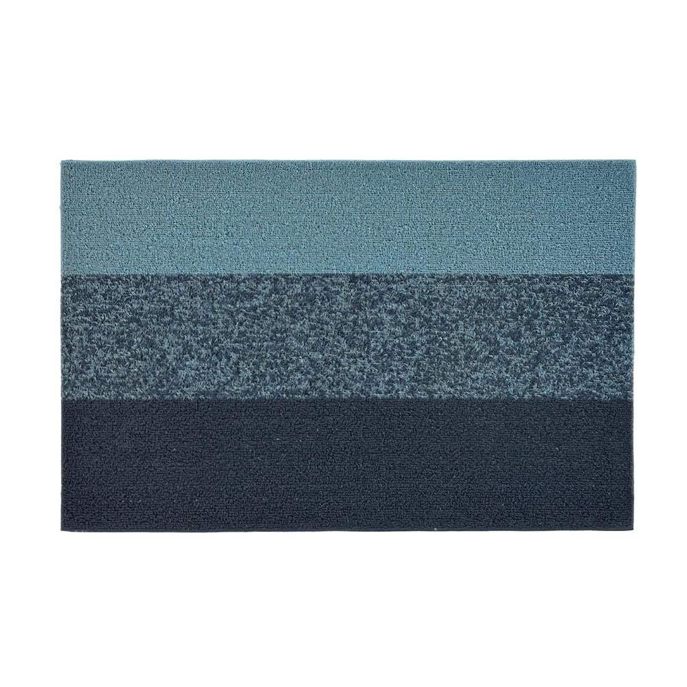 พรมเช็ดเท้าดักฝุ่น HOME LIVING STYLE SORT 45x75 ซม. สีน้ำเงิน