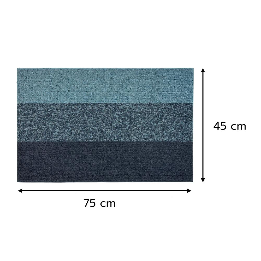 พรมเช็ดเท้าดักฝุ่น HOME LIVING STYLE SORT 45x75 ซม. สีน้ำเงิน