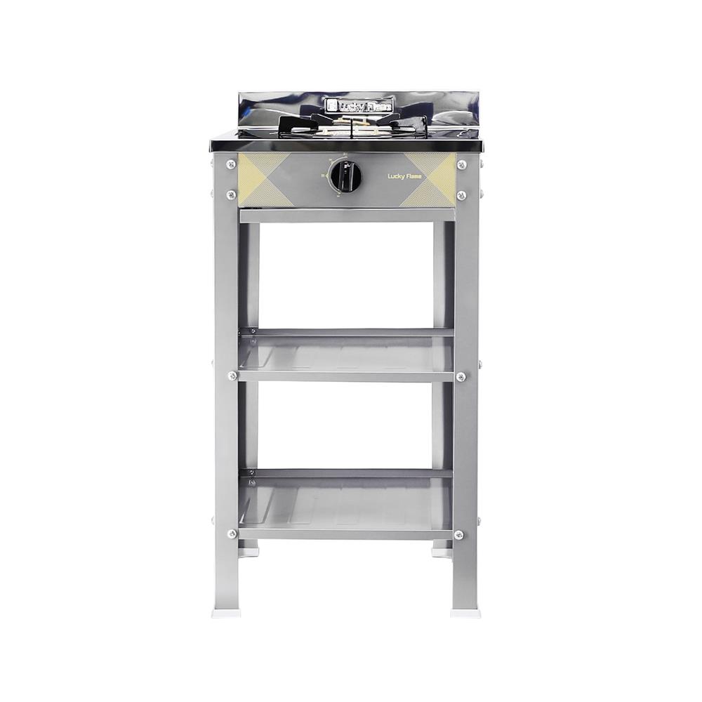 เตาแก๊สตั้งพื้น 1 หัวแก๊ส LUCKY FLAME DH-502 สีเทา