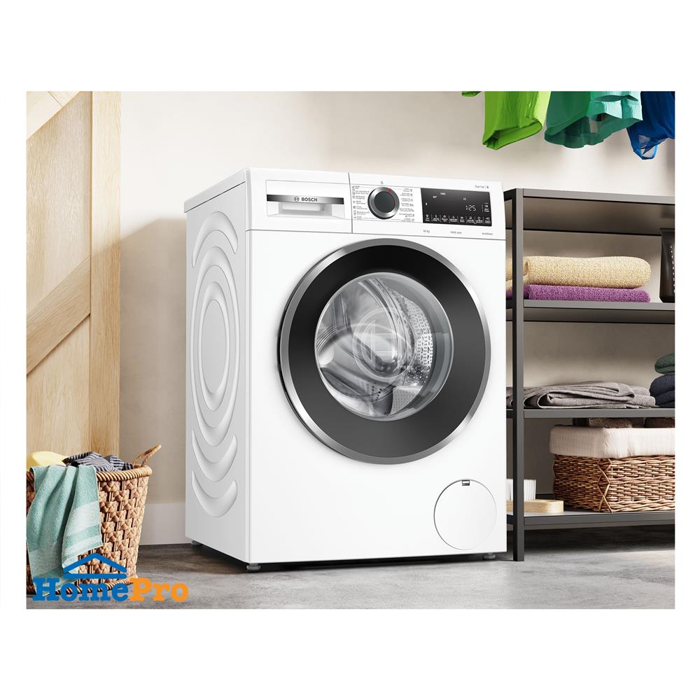 เครื่องซักผ้าฝาหน้า BOSCH WGG45400TH 10 กก. 1400RPM สีขาว อินเวอร์เตอร์
