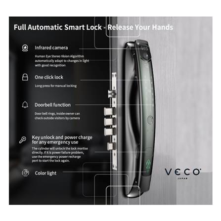 กลอนดิจิตอล VECO LBS10 F สีดำ_4