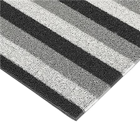 พรมเช็ดเท้าดักฝุ่น HOME LIVING STYLE LAYER 45x75 ซม. สีเทา_2