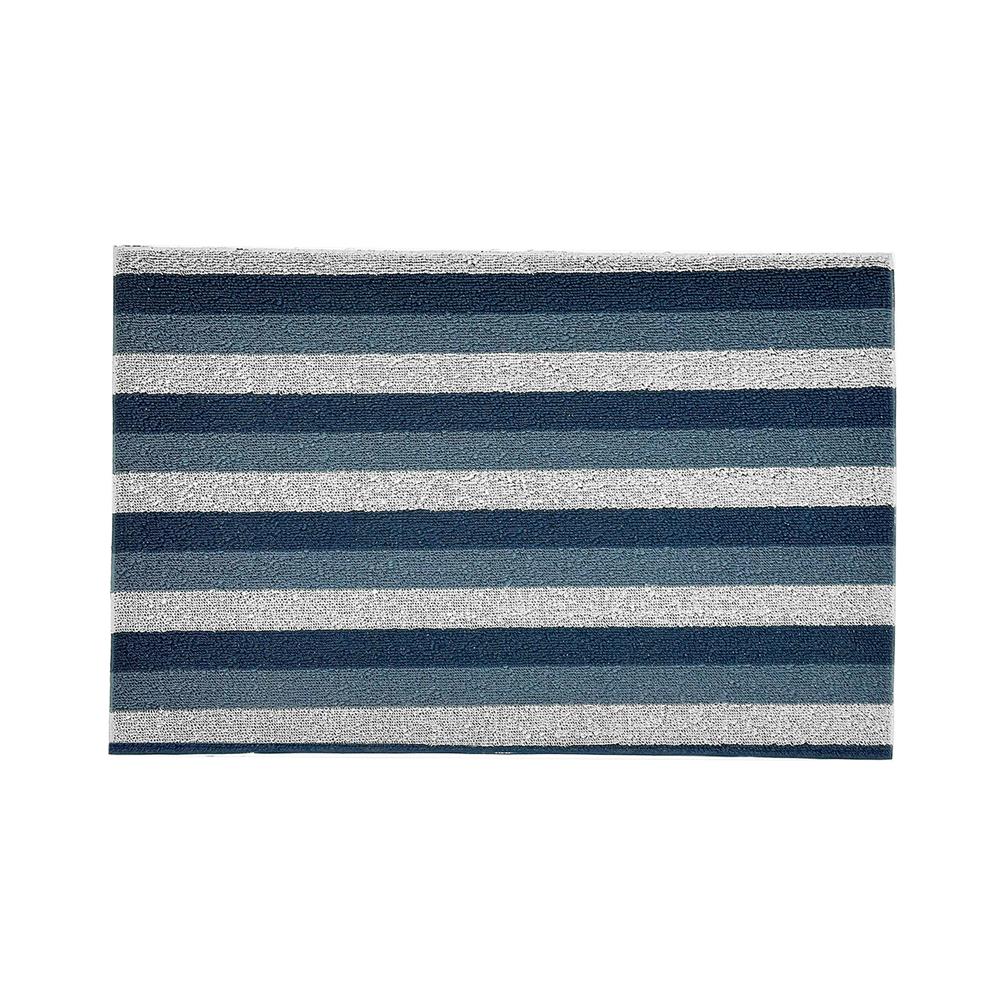 พรมเช็ดเท้าดักฝุ่น HOME LIVING STYLE LAYER 40x60 ซม. สีน้ำเงินเข้ม