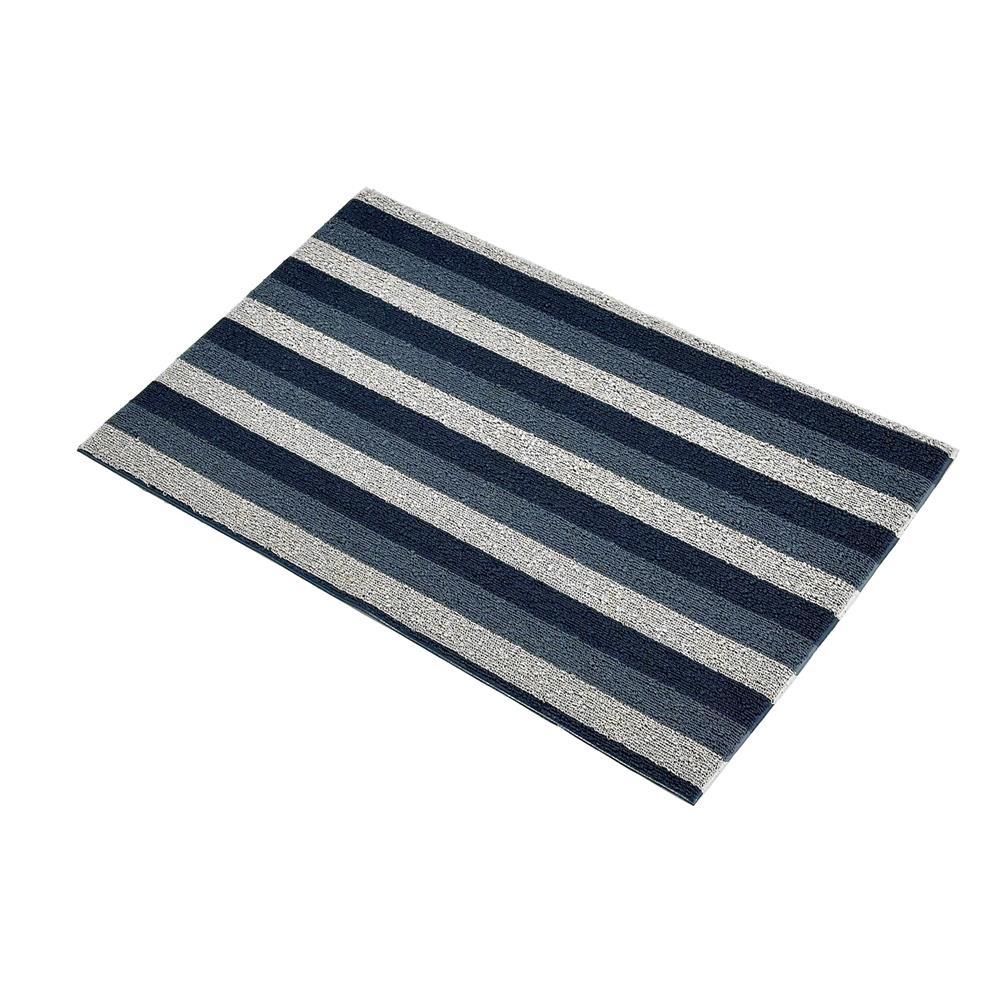 พรมเช็ดเท้าดักฝุ่น HOME LIVING STYLE LAYER 40x60 ซม. สีน้ำเงินเข้ม